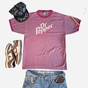 Vintage Y2K Dr. Pepper Ringer T-Shirt